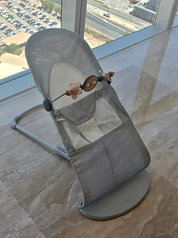 BabyBjorn Bouncer Balance Soft - Light Grey Mesh (Like New)