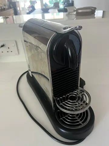 Nespresso CitiZ Coffee Machine, D113-ME-BK-NE2 (1 L, 1260 W) Silver - with Pod Storage