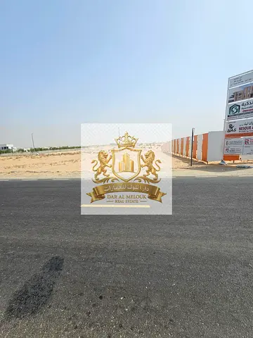 For Sale in Sharjah Al Hoshi Area Residential Land Corner on Two Streets Prime Location Close to Al