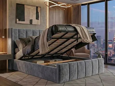 Brand New Premium Quality King Size Bed - Fully Custom Made - Hydraulic Storage Can be installed