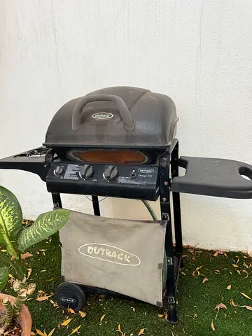 Outback Portable Gas BBQ Grill on Wheels - Used