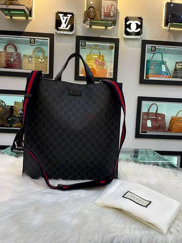 Gucci GG Supreme Leather Tote Bag (Authentic/PreOwned)