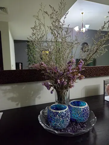 Turkish mosaic candle lamps