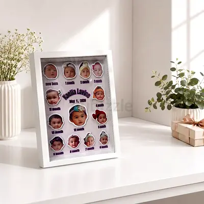 👶💖 3D Baby Milestone Frame – Turn Precious Memories Into Timeless Art! 💖👶