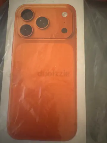 Brand New IPhone 15 Pro Orange color Back Protector