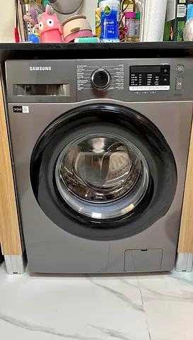Samsung 8 Kg Front Load Washing Machine With Hygiene Steam, Eco Bubble, Drum Clean With Digital Inve