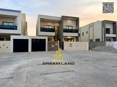 فرصه ذهبية لامتلاك فيلا طابقين وروف بتصميم اوروبى تشطيب VIP بسعر مغرى موقع مميز قريب جميع الخدمات وشارع الشيخ محمد بن زايد تملك حر