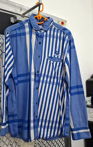 Mens Carshat shirt, blue, size XXL