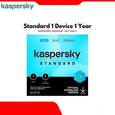 Kaspersky Standard 1 Device - 1 Year (Windows) - Activation Key