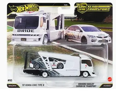 Hot Wheels Premium Kousoku Hauler 07 Honda Civic Type R Die-Cast Car  Transporter