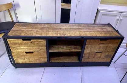 WOODEN TV TABLE