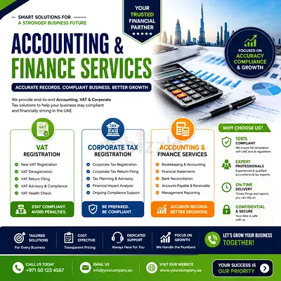 Accounting, VAT  Corporate Tax Registration Services