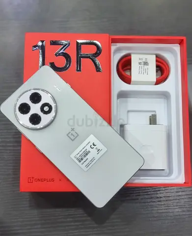 OnePlus 13R (boxed) with accessories - charger, cable, case