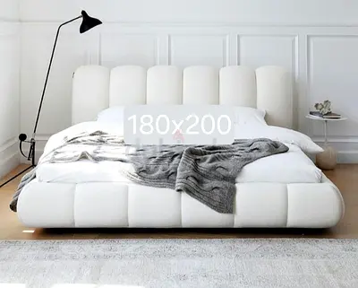 ✅ Modern Designer Bed – King Size Including Spring Mattress