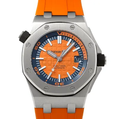 Audemars Piguet Royal Oak Offshore Diver - Orange Dial  Strap