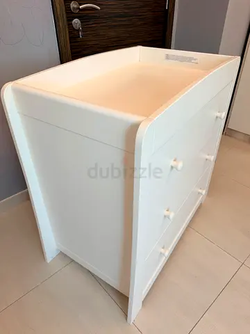 Mamas  Papas Dresser  Changer MIA Sleigh White