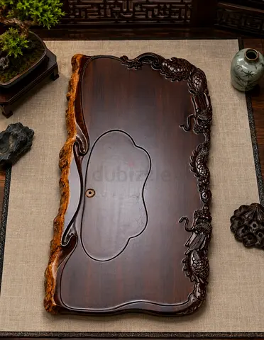 Hand-carved Rosewood inkstone