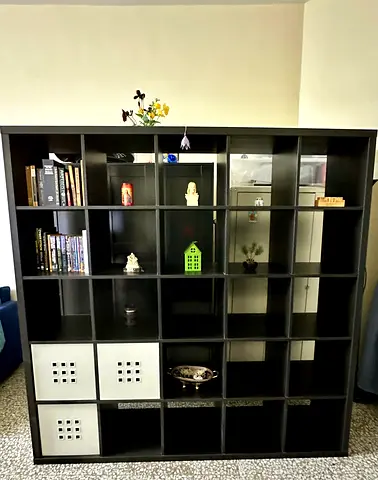 Kallax Shelving Unit + Corner Bar Showcase