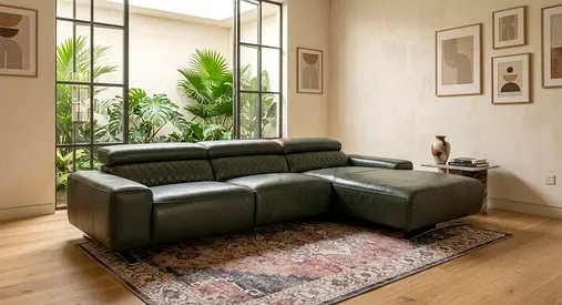 Koala Living Electric Recreener Original Leather Sofa Excellent Condition