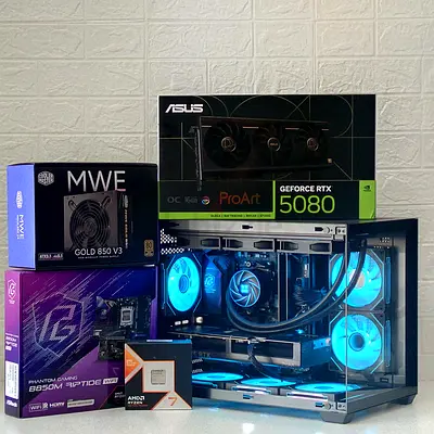 RTX 5080 | Ryzen 7 9800X3D | Highest FPS Gaming PC in Market [Brand-New]