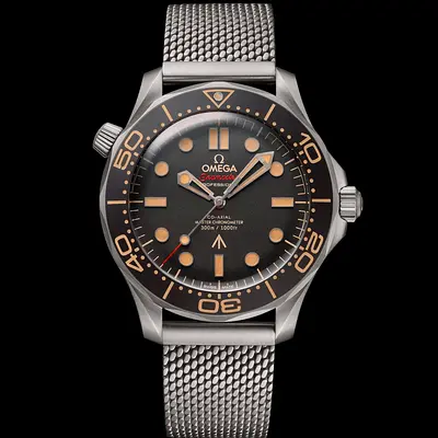 Omega Seamaster 300m Co‑Axial Stainless Steel Mesh Bracelet (Mens)