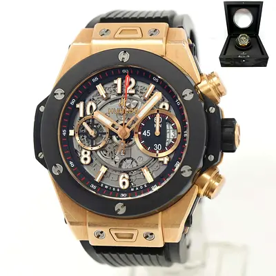 Hublot Big Bang Chronograph Rose Gold with Box - Automatic supar mastar