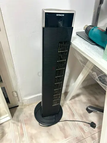 Hitachi Tower Fan - Black, Good Working Condition