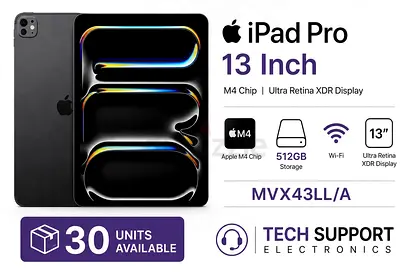 Apple iPad Pro 13-inch (M4) - 512GB, Wi‑Fi - Space Gray (New/Sealed)