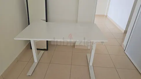 Ikea MITTZON white table height adjustable
