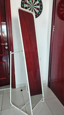 IKEA-Free-standing Full Length Mirror with White Frame