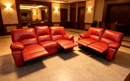 Sofa Recliner Pure Leather 5 Seater