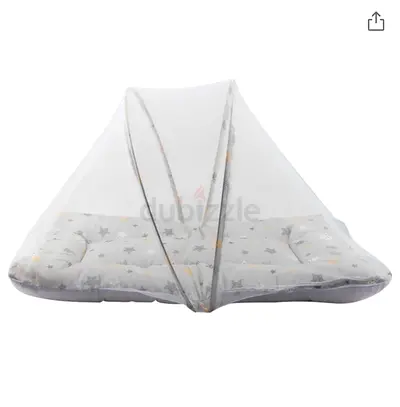 Baby Angel -Portable baby mattress with pop-up mosquito net