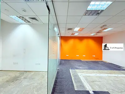 Fully Fitted with partitions | Independent office | inside pentry bath |1100sqft