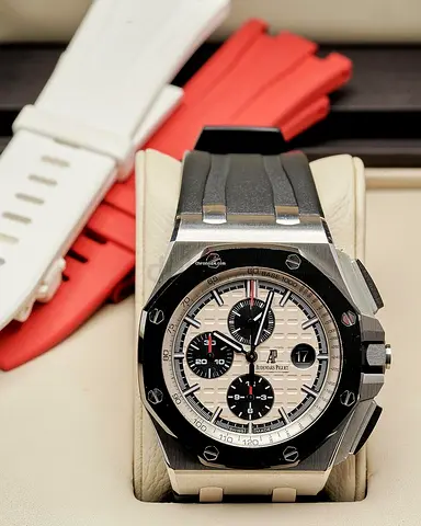 Audemars Piguet Royal Oak Offshore Chronograph with extra straps supar mastar