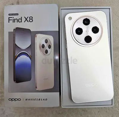 OPPO Find X8 (White) with Box - Good Condition