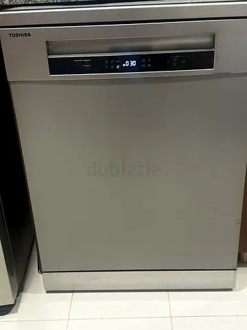 Toshiba Silver Dishwasher