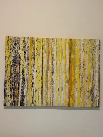 ASPEN FOREST PAINTING 1By PAVEZ 102cmX80cm
