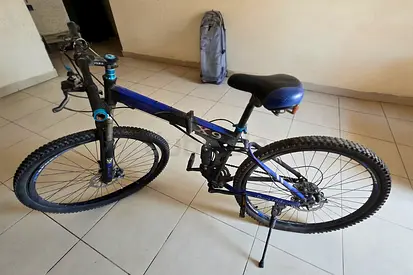 Used Foldable Mountain Bike - 26 Wheels, 21-Speed ( 2 cycles )