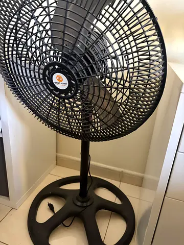 Black Pedestal Standing Fan - Good Working Condition