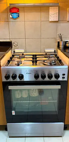 Candy Gas Cooker  Oven | Stainless Steel | Excellent Condition