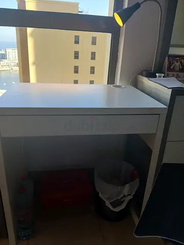 White IKEA Study/Computer Desk with Drawer - Good Condition