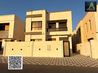 Villa for sale in Ajman, Al-Yasmin area, five master rooms at a special price including fees