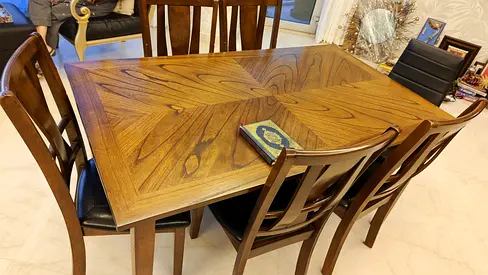 6 seater dining table