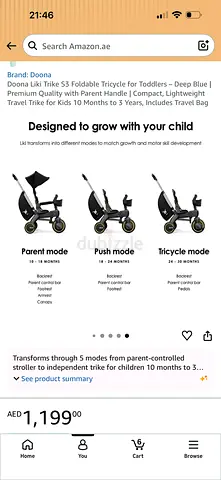Baby Doona Trike