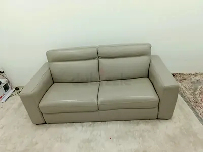 Natuzzi real leather Sofabed