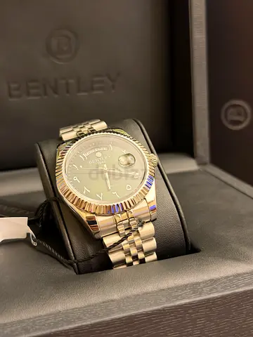 Bentley Stainless Steel Mens Watch with Jubilee Bracelet