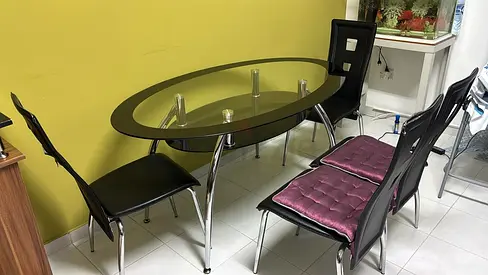 Dining table with 4 chairs