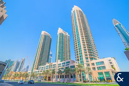 Partial Burj View | Unfurnished | Mid Floor