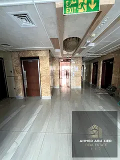 A distinctive, brand-new 1BHK for annual rent, master bedroom, 2 bath, built-in wardrobes, balcony,