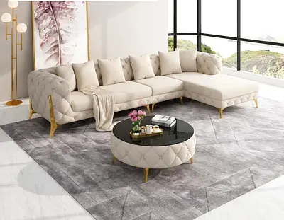 bige color new sofa set for sale very comfy set sofa